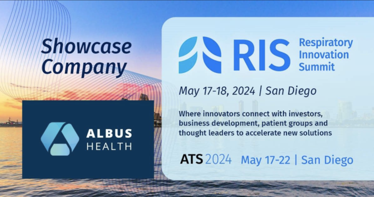 Albus selected as showcase company at the ATS Respiratory Innovation Summit